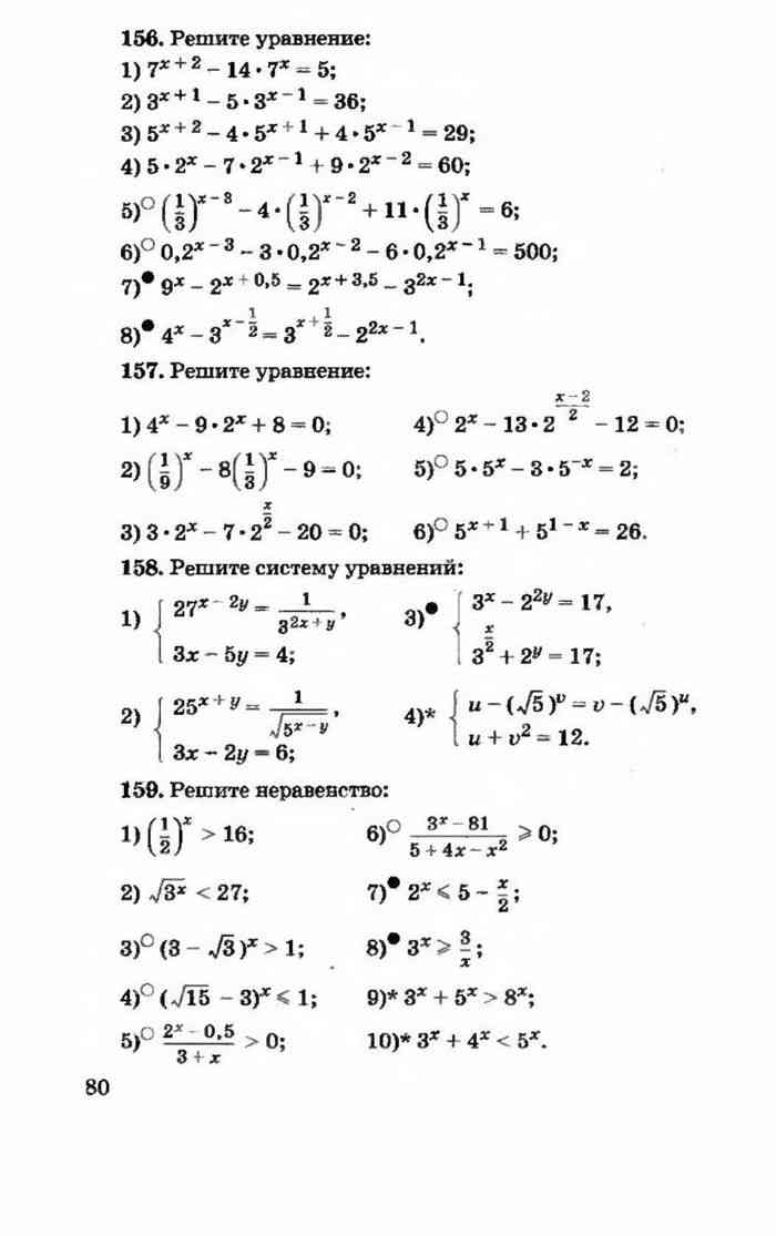решебник по алгебре десятый