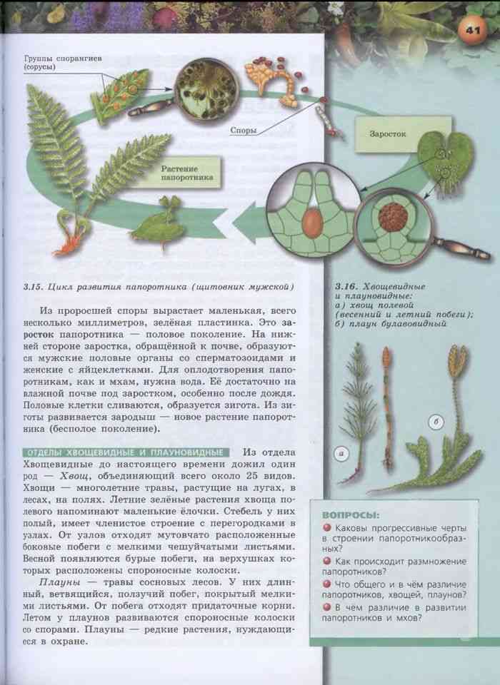 Биология 7 класс фото