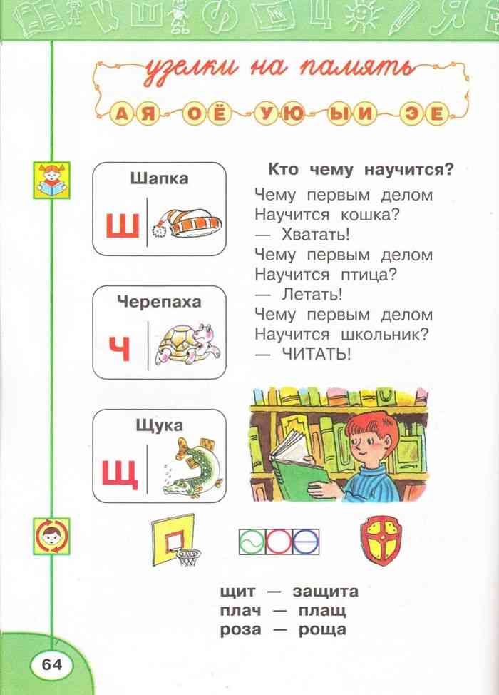 Картинка учебник азбука 1 класс перспектива